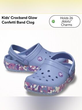 Crocs Glow Confetti Band Clog